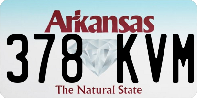 AR license plate 378KVM