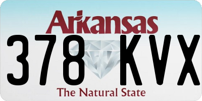 AR license plate 378KVX