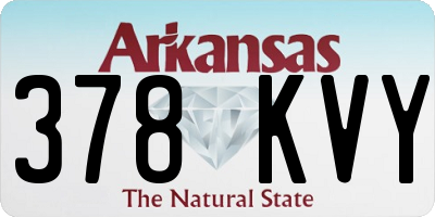 AR license plate 378KVY