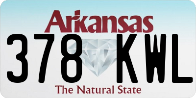 AR license plate 378KWL