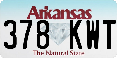 AR license plate 378KWT
