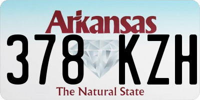 AR license plate 378KZH