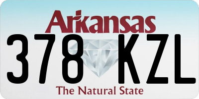 AR license plate 378KZL