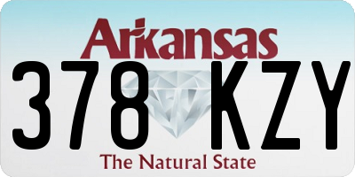 AR license plate 378KZY