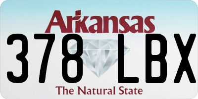 AR license plate 378LBX