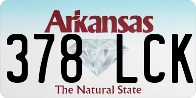 AR license plate 378LCK