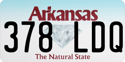 AR license plate 378LDQ