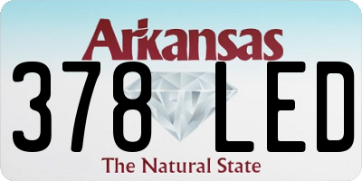 AR license plate 378LED