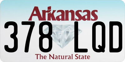 AR license plate 378LQD