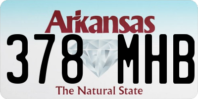 AR license plate 378MHB
