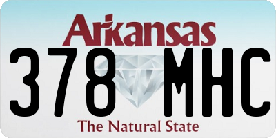 AR license plate 378MHC