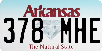 AR license plate 378MHE