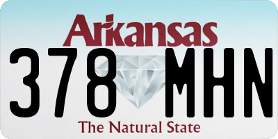 AR license plate 378MHN