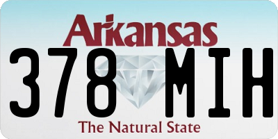 AR license plate 378MIH