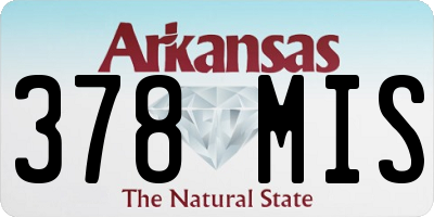 AR license plate 378MIS
