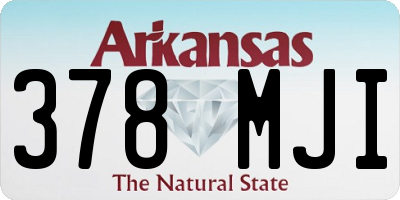 AR license plate 378MJI