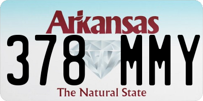 AR license plate 378MMY