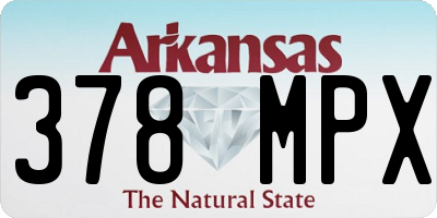 AR license plate 378MPX