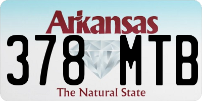AR license plate 378MTB