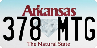AR license plate 378MTG