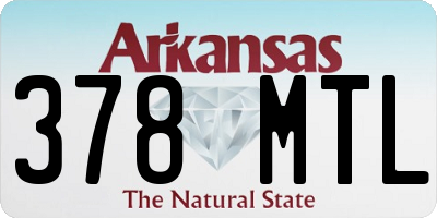AR license plate 378MTL