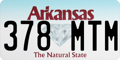 AR license plate 378MTM