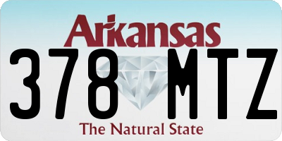 AR license plate 378MTZ
