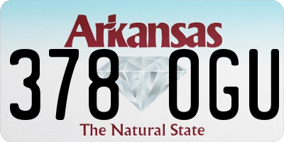 AR license plate 378OGU