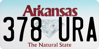AR license plate 378URA