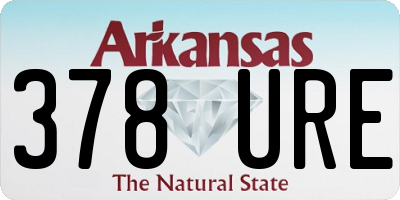 AR license plate 378URE