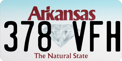 AR license plate 378VFH