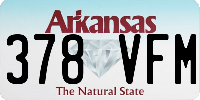 AR license plate 378VFM