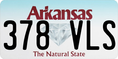 AR license plate 378VLS