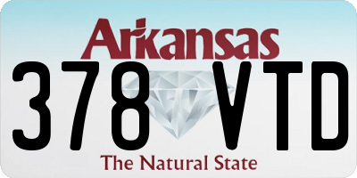 AR license plate 378VTD