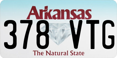 AR license plate 378VTG