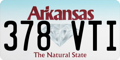 AR license plate 378VTI