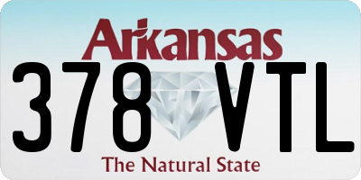 AR license plate 378VTL