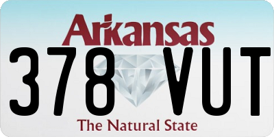 AR license plate 378VUT
