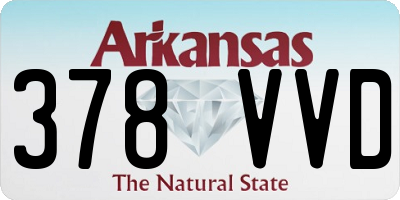 AR license plate 378VVD