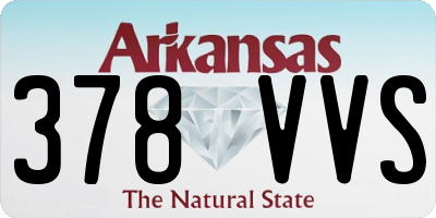 AR license plate 378VVS