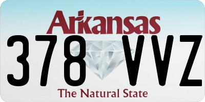 AR license plate 378VVZ