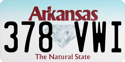AR license plate 378VWI