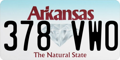 AR license plate 378VWO