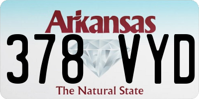 AR license plate 378VYD