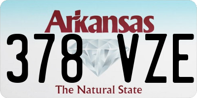 AR license plate 378VZE