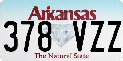 AR license plate 378VZZ