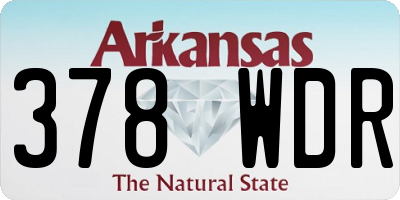 AR license plate 378WDR