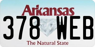 AR license plate 378WEB