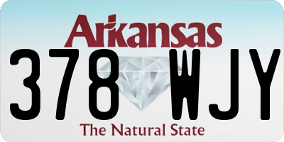 AR license plate 378WJY