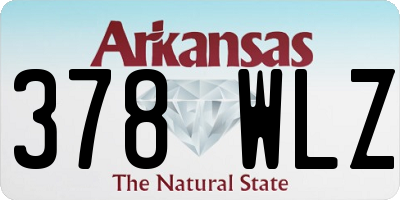 AR license plate 378WLZ